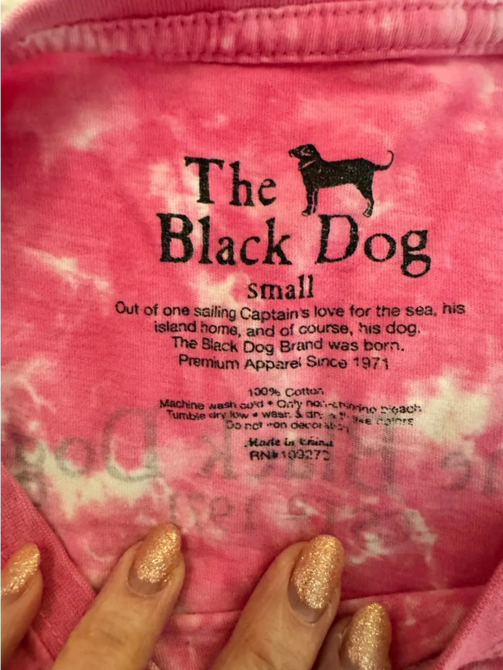 The Black Dog Vintage Tie-Dye Tee